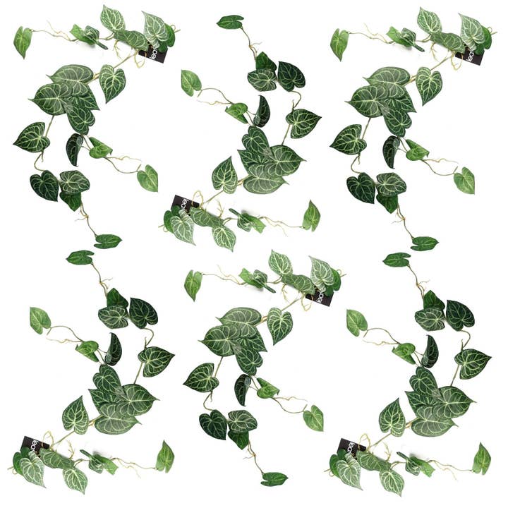 Artificial Hanging Plant Rounded Ivy Plant Pack x 6 for wholesale by Leaf Design UK LTD