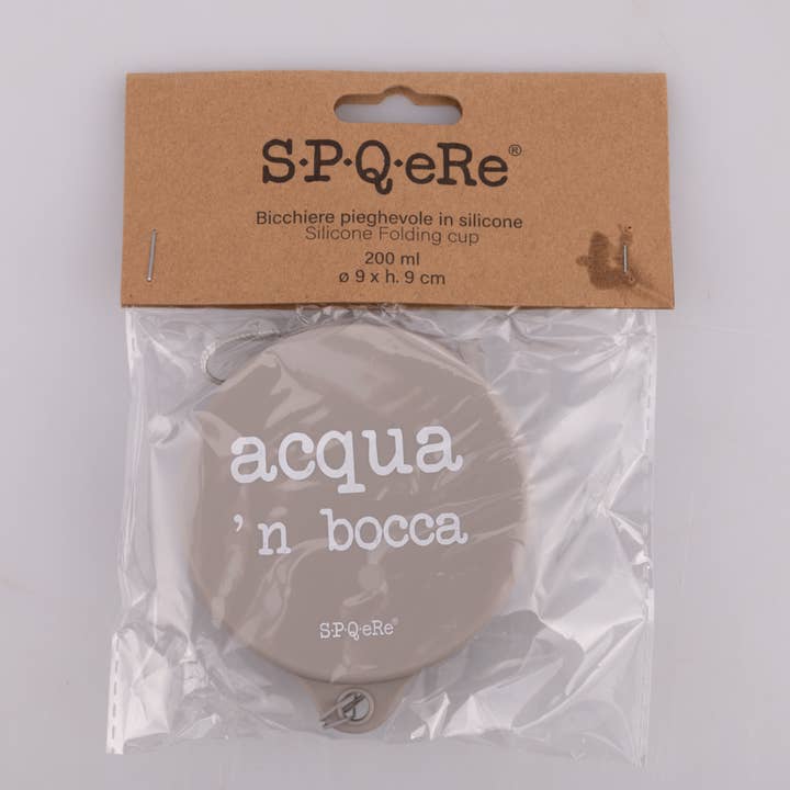 VdE Tivoli 1996 - Wholesale Drinking Glass/Cup - Spqere Foldable Silicone Cup Gray 200ML3