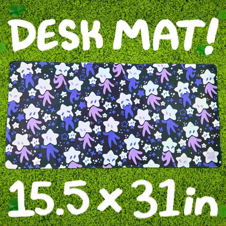 Tapis de bureau motif bébé étoile ! pour la vente par Milky Tomato