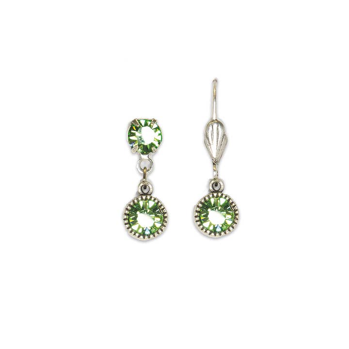 Anne Koplik Designs, Inc. - Wholesale Dangle Earrings - Perfect Match Crystal Drop Earrings - Silver3