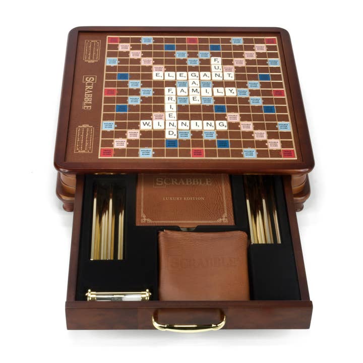 WS Game Company - Wholesale Board Game - Scrabble Luxury Edition