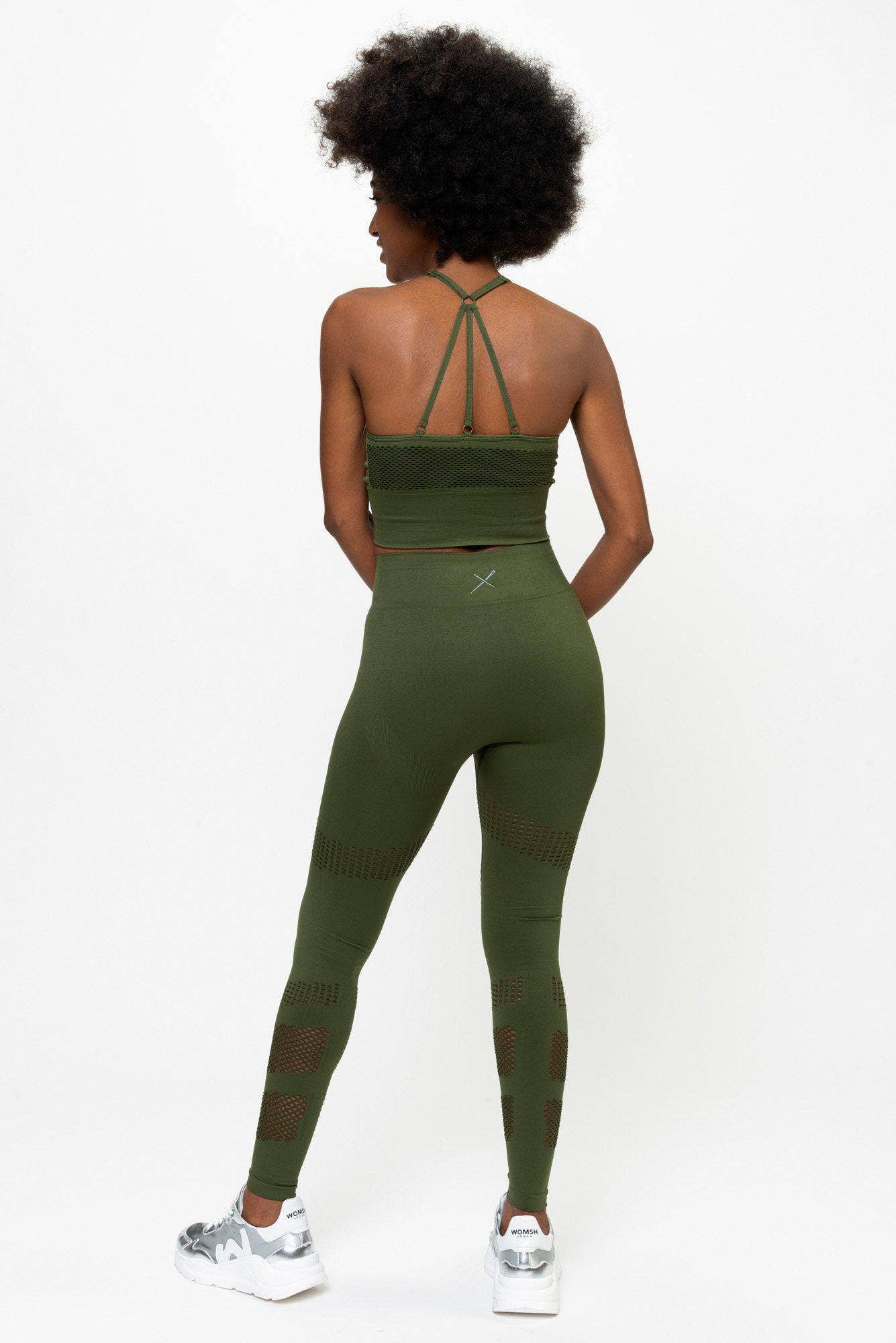 Dexed - Wholesale Athletic/Lounge Leggings - Women's - Pure Military Green Leggings0