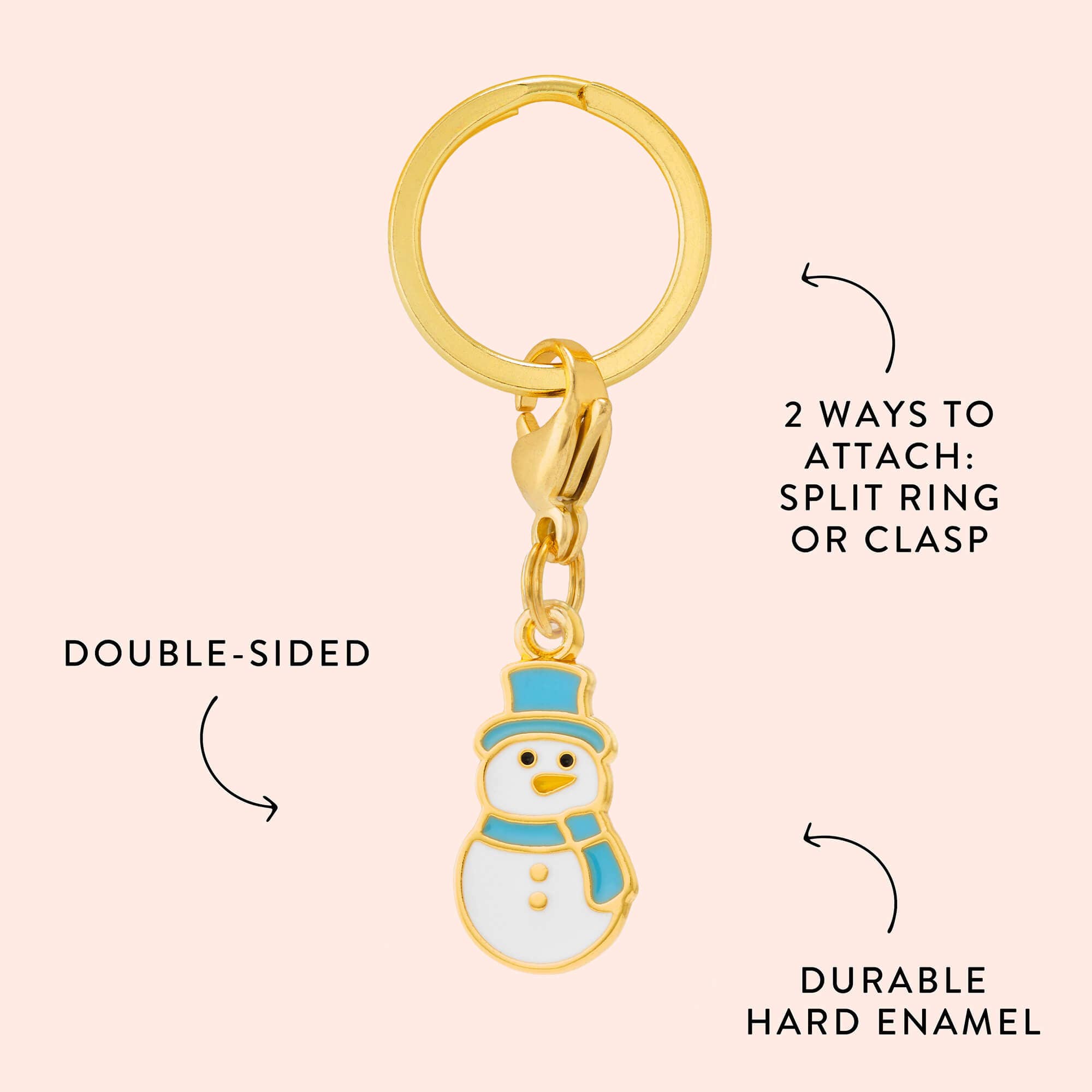 The Foggy Dog - Wholesale Pet Collar Charm - Cat/Dog - Snowman Collar Charm1