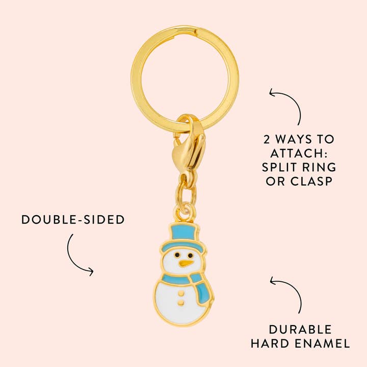The Foggy Dog - Wholesale Pet Collar Charm - Cat/Dog - Snowman Collar Charm1