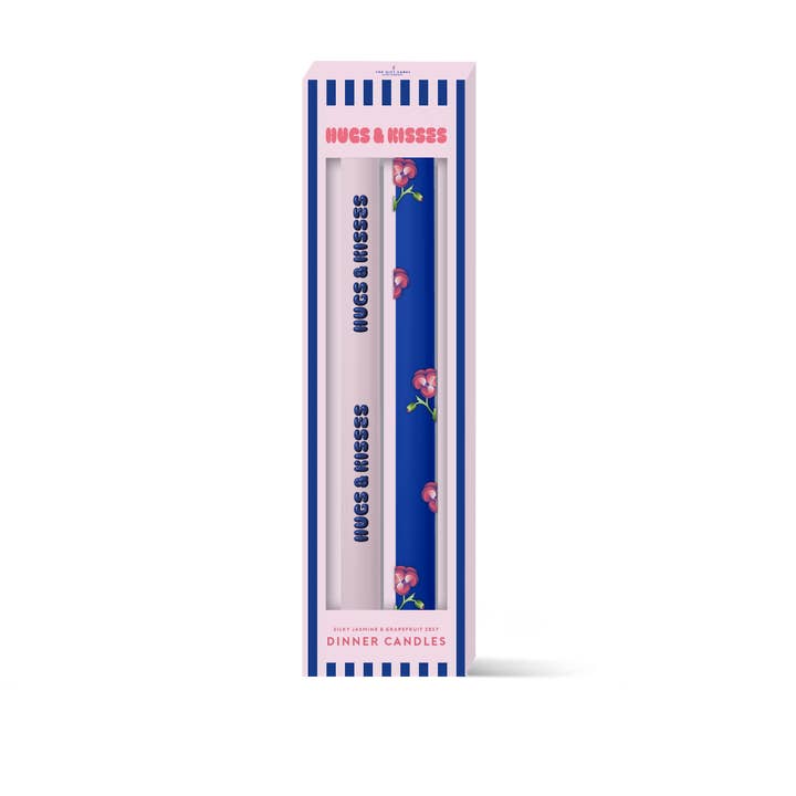Dinner Candle - Hugs & Kisses for wholesale by The Gift Label