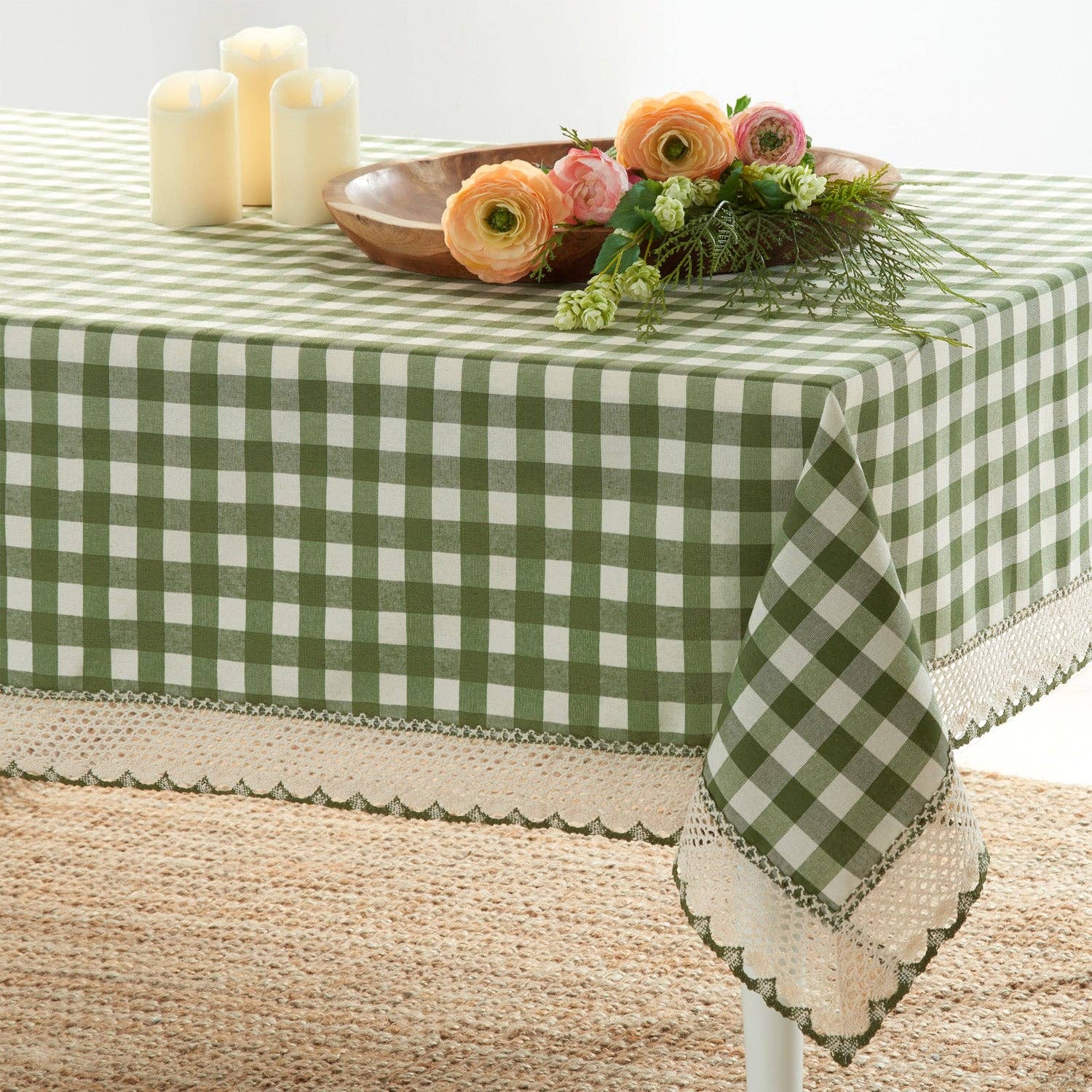 ShopBobbys - Wholesale Tablecloth - Buffalo Check Tablecloth Gingham Design, Assorted Colors and Sizes2