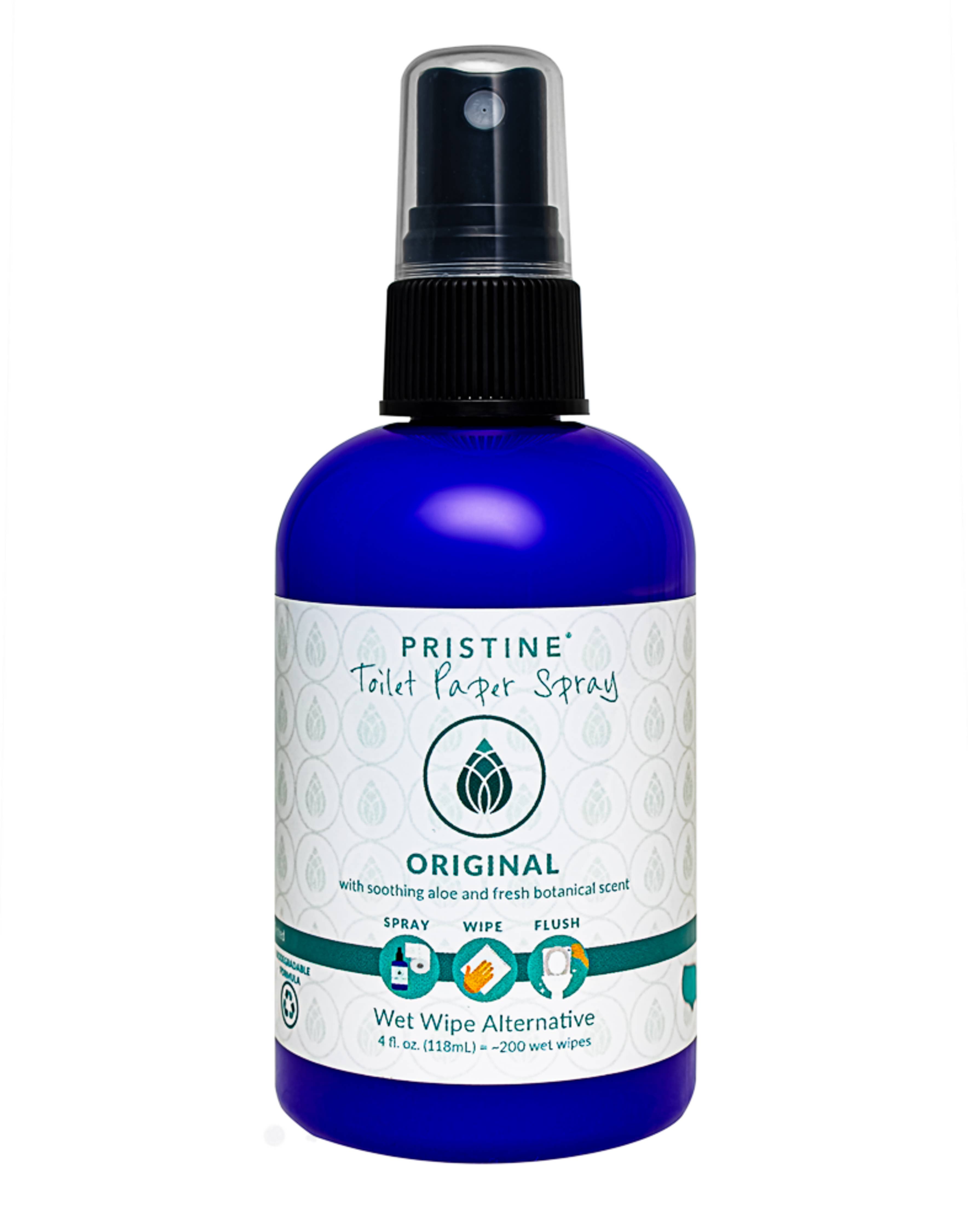 Pristine Sprays - Wholesale Toilet Paper - Pristine Toilet Paper Spray | Flushable Wipe Alternative2