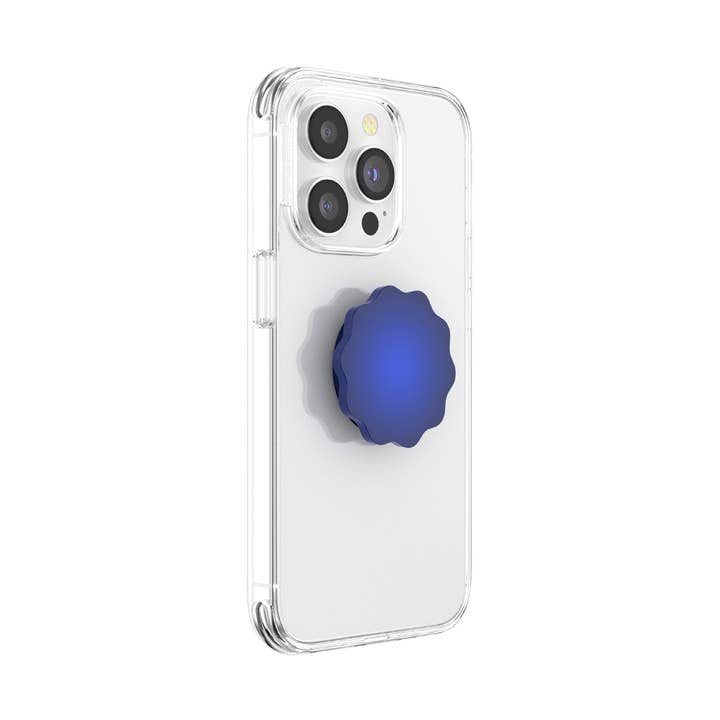 PopSockets - Wholesale Phone Grip - PopSockets Phone Grip - Molded Flower Cobalt