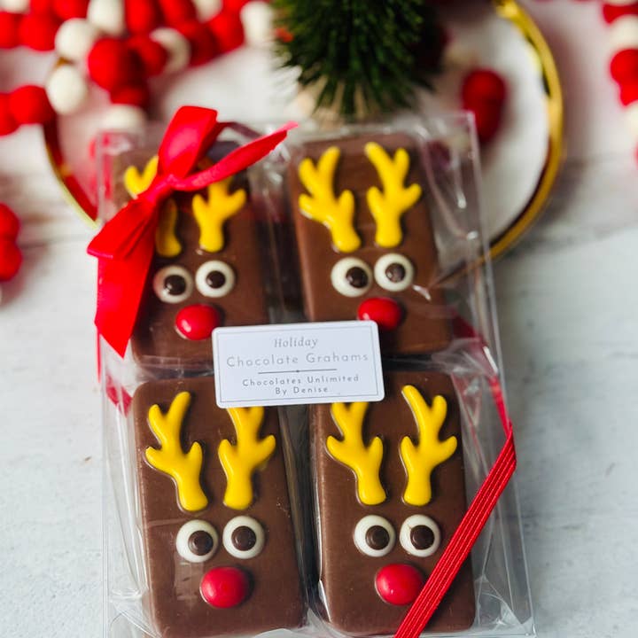 Chocolates Unlimited by Denise - Wholesale Chocolate Covered Sweets - Reindeer Inside Out Smore 6