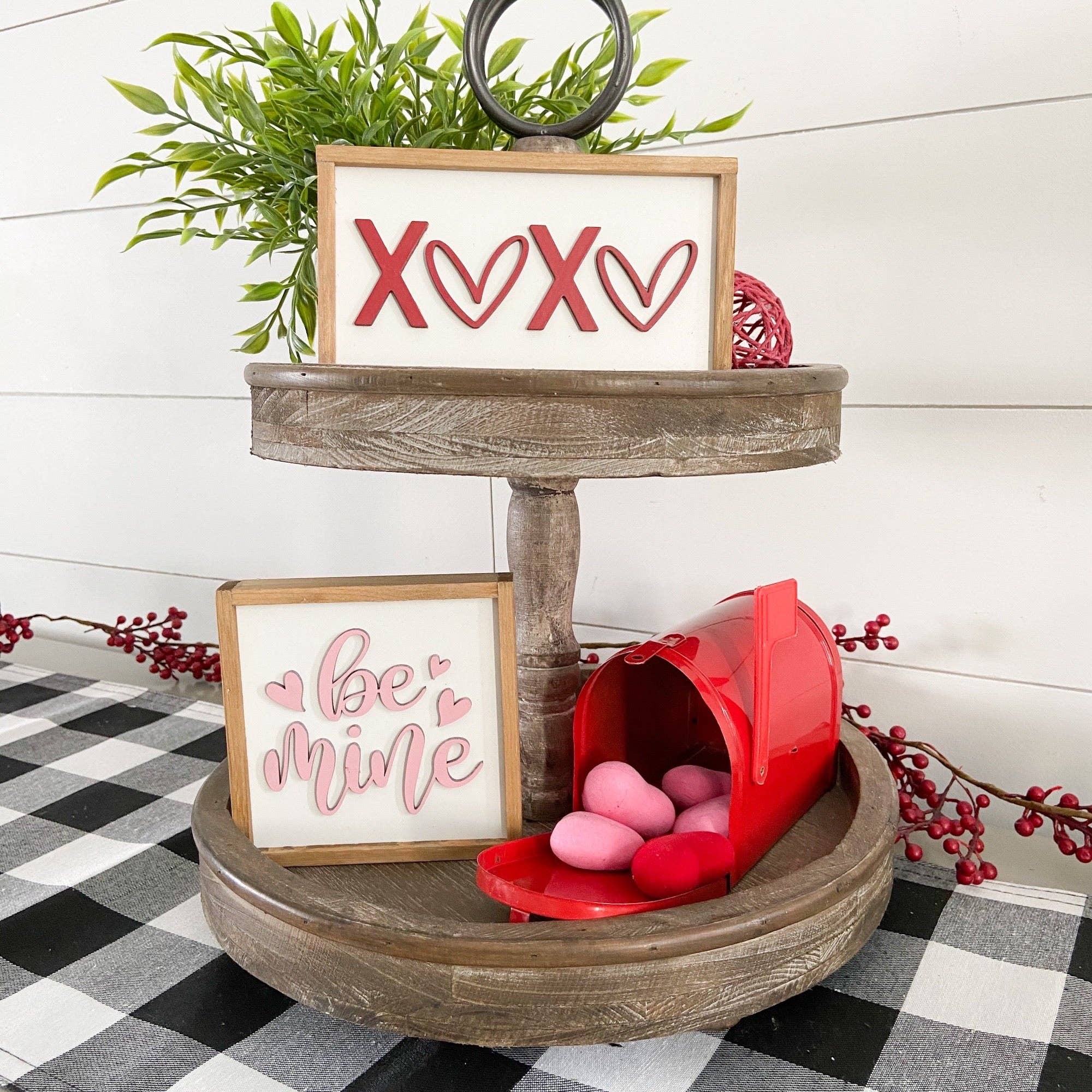 Nail and Hook Laser Cut Home Decor - Wholesale Sign - Valentine's Mini Signs | Tier Tray Decor7