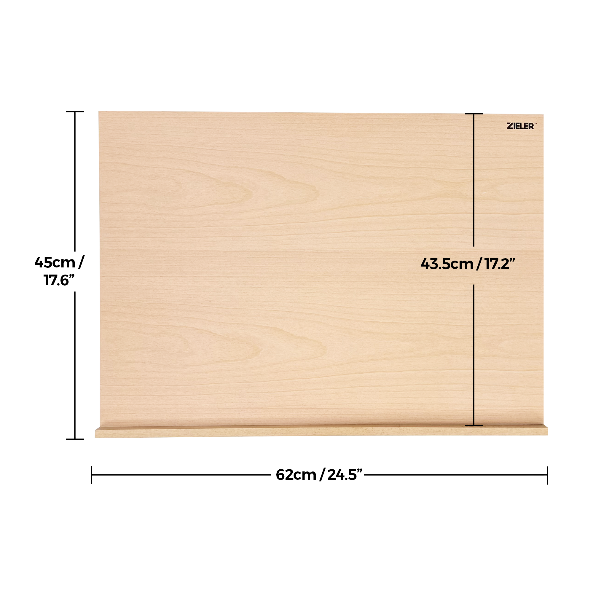 Zieler - Vente Chevalets - Chevalet de table en bois A2 avec 5 angles réglables2