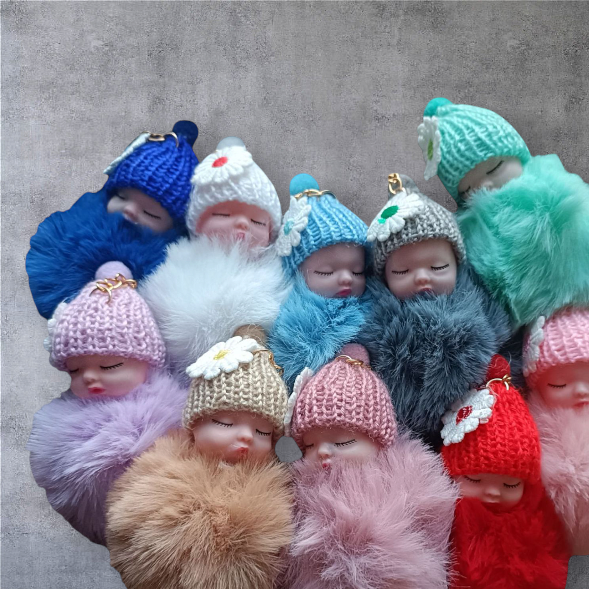 Kids4trendy - Wholesale Keychain - Kids - handmade keychain with a doll22