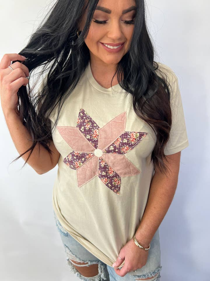 Quilt Block Pattern | Cottage Pink for wholesale by The White Stitch