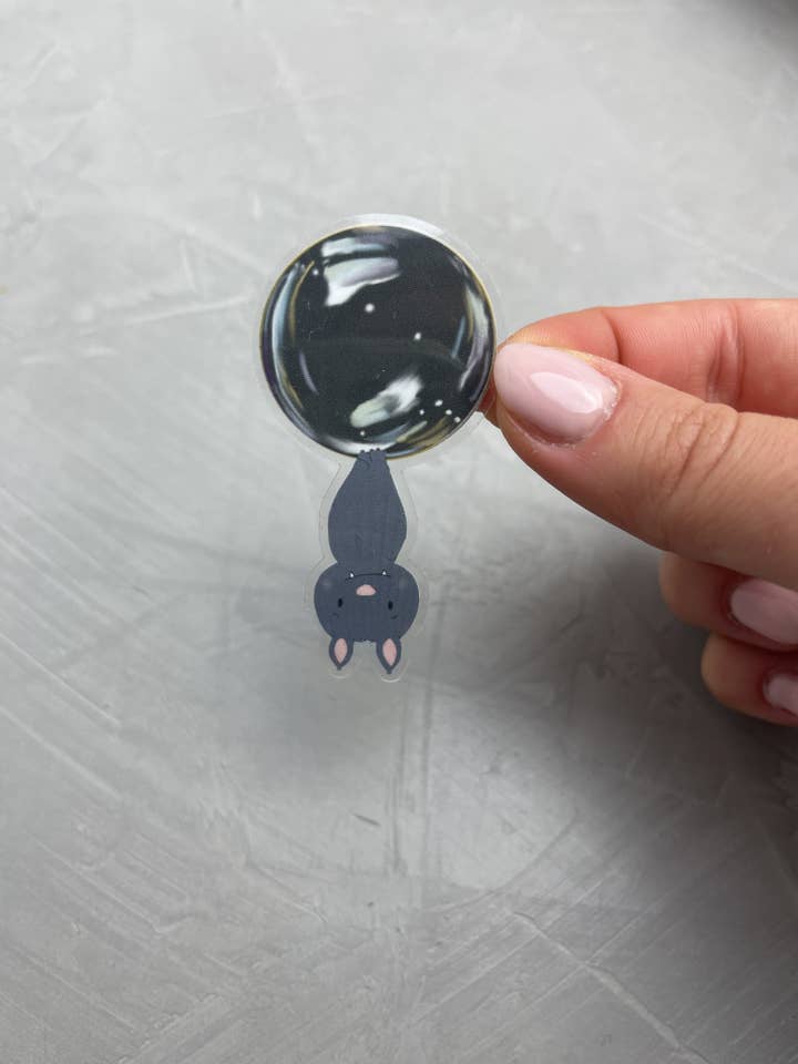 Contagem de adesivos transparentes XXL Klaus von Fledermaus (pendurado) por atacado de von.anne