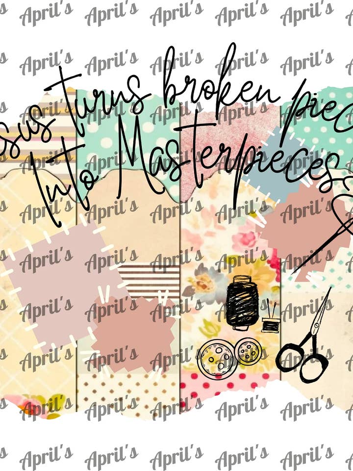 Christelijk in Meesterwerken DTF Transfer voor wholesale door Signs By Aprils LLC