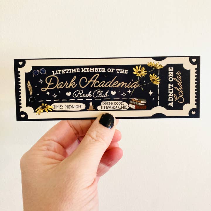 Chapter & Ink - Wholesale Bookmark - Dark Academia Bookmark2