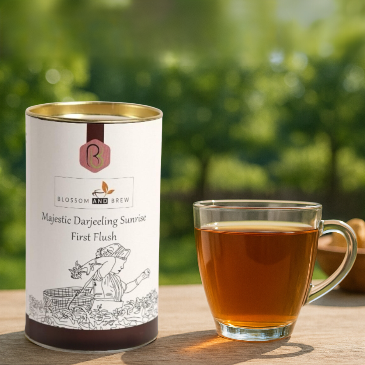 Blossom & Brew - Wholesale Loose Tea - Darjeeling First Flush Black Tea- Majestic Sunrise Notes7