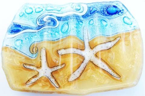 Pampeana – Engroshandel Sæbeskål til bad – Hvid søstjerne sæbeskål
