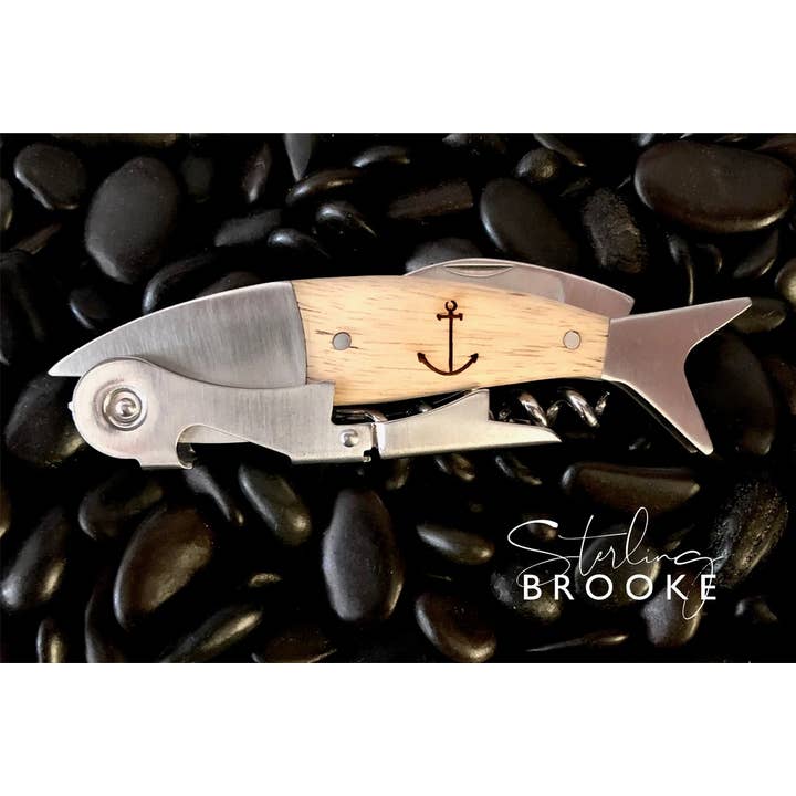 Ouvre-tirette double côtier | Ancre pour la vente par Sterling Brooke
