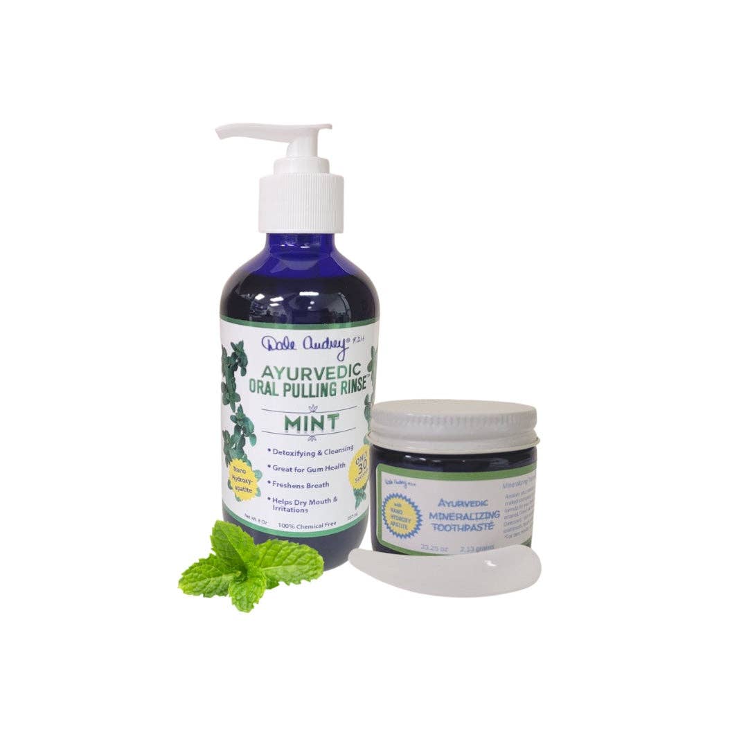 Oral Fitness, Inc./Dale Audrey RDH - Wholesale Toothpaste - Nano-Hydroxyapatite Bundle ( OIl pulling Rinse & Toothpaste)