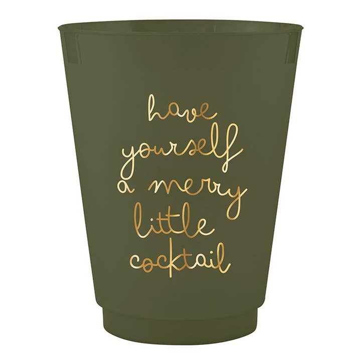 Frost Cups - Merry Little Cocktail - Set of 8 for wholesale by Santa Barbara Design Studio by Creative Brands