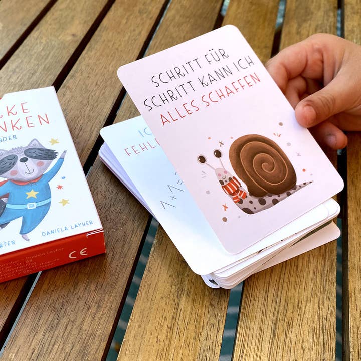 Rüsselfuchs - Wholesale Learning Cards - Kids & Baby - Affirmation Cards for Children "Strong Thoughts"9