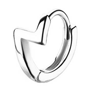 Single Lightning Bolt Hoop Earring for Men - JJ2324E498 for wholesale by AMORINO SRL