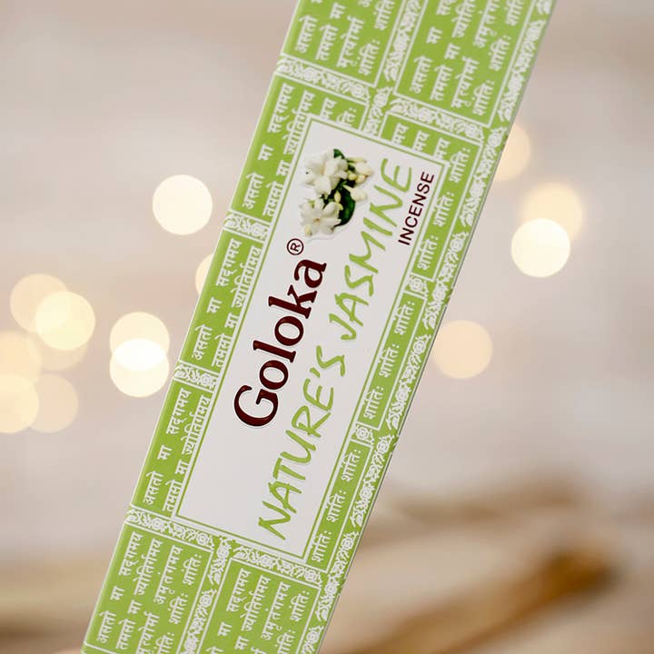 Goloka Nature's, 12 embalagens, jasmim, 15 g por atacado de Ethike.eu