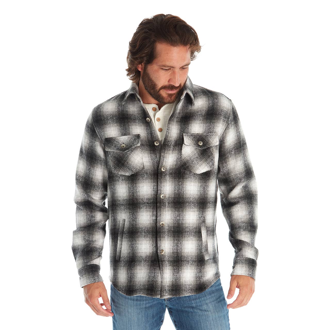 PX - Wholesale Shirt Jacket/Shacket - Men's - Garrett Plaid Shacket2