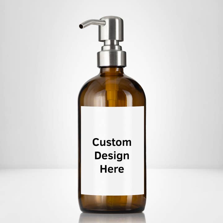 Artanis Home - Wholesale Soap Dispenser - Fully Customizable Amber Glass Soap Dispenser6