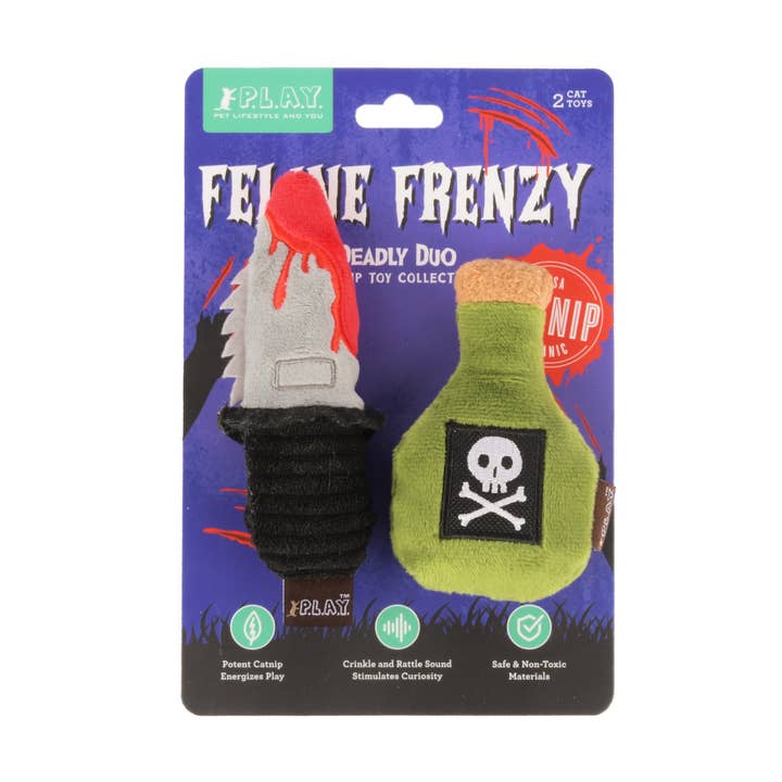 P.L.A.Y. Pet Lifestyle and You - Wholesale Pet Toy Set - Cat - Feline Frenzy - Deadly Duo Toy Set3