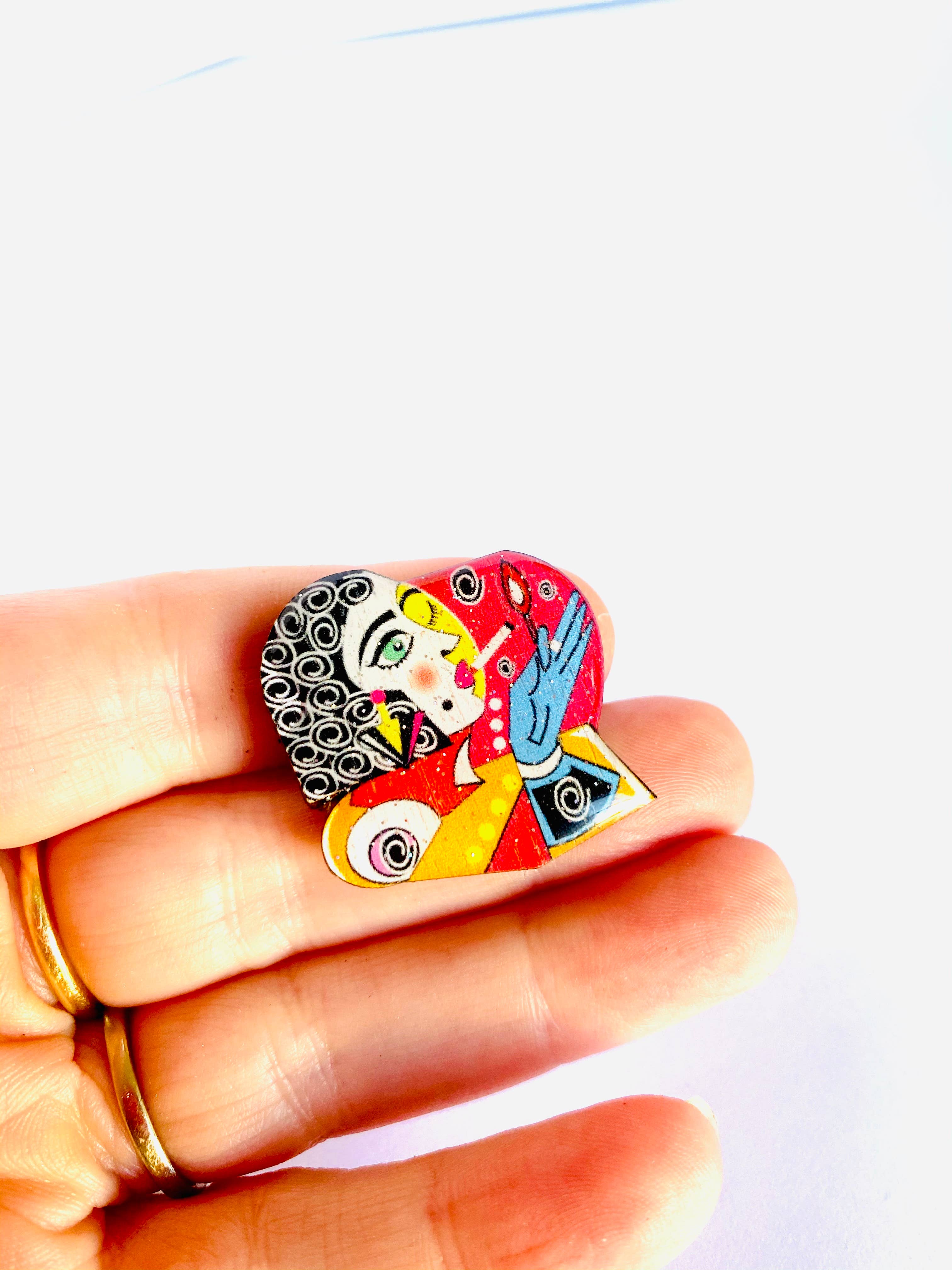 Rosie Rose Parker - Venta al por mayor Broches - Broches pequeños para chaquetas, broches, joyas hechas a mano10