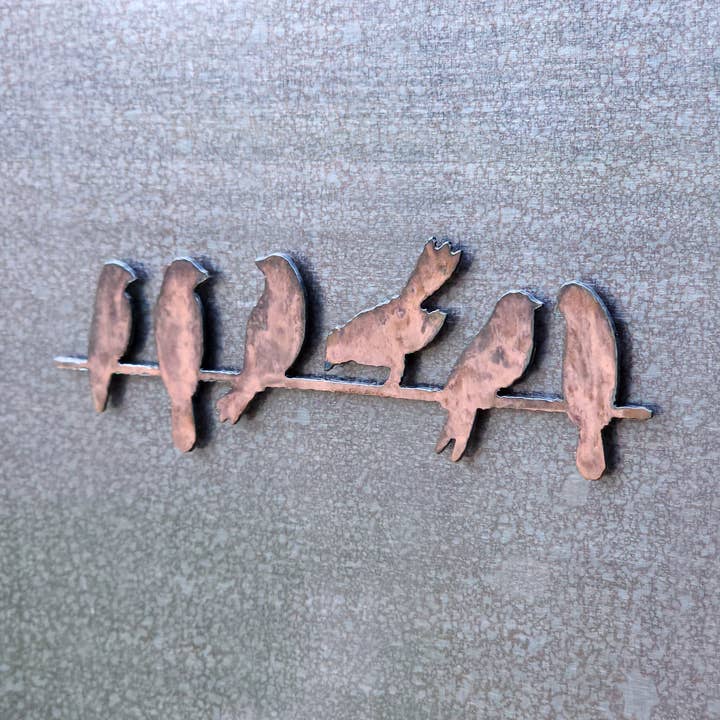 Birds on a Wire Magnet for wholesale by Rustic Metalz