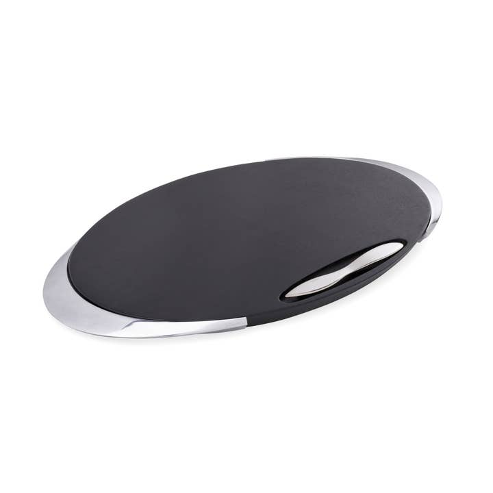 Nambe - Wholesale Cheese Board - Noir Cheese Board w/ Knife