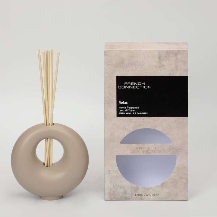 Stone Range Warm Vanilla & Cashmere Reed Diffuser 130ml for wholesale by French Connection