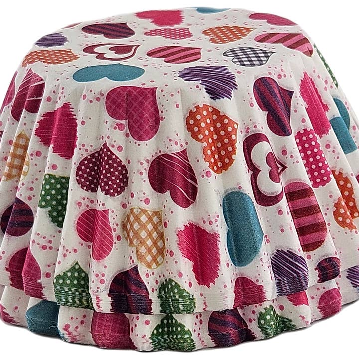 Fox Run, fodere per cupcake per San Valentino, set da 50 per la vendita all'ingrosso da parte di Fox Run Brands