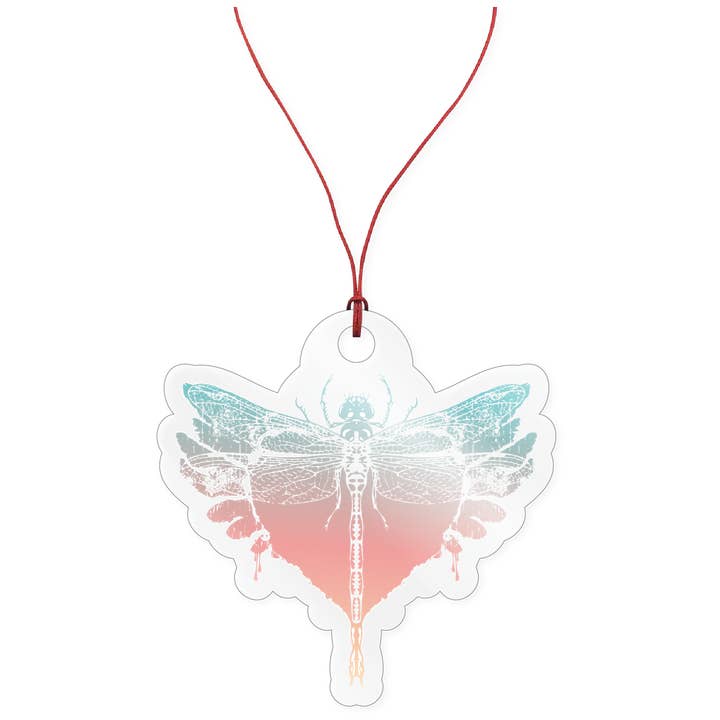 Ornament - Sunset Dragonfly for wholesale by Morris Magnets