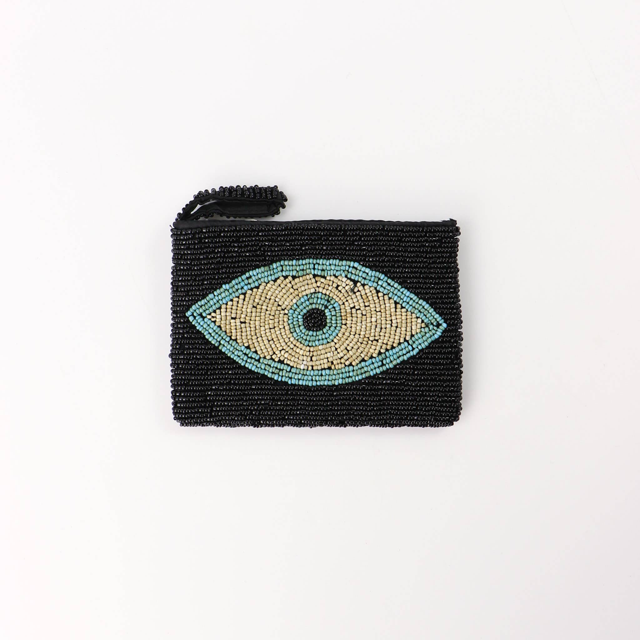 Pineapple Island – Großhandel Geldbörse – Damen – Kleine Perlenbeutel mit Bösem Blick