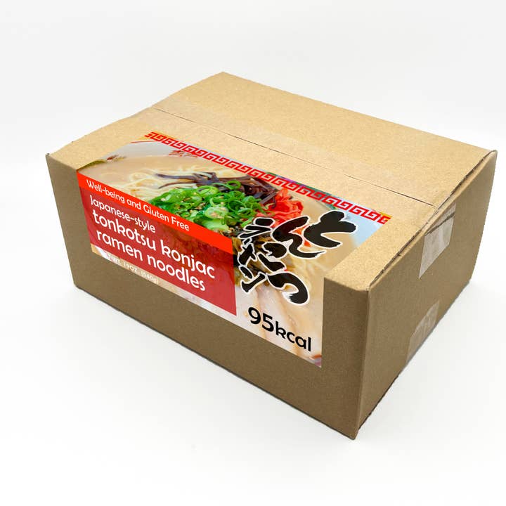 LEONIS SHIRTS & FAVORITES - Wholesale Ramen - Japanese Style Tonkotsu Konjac Ramen 148g/5.22oz x 6pcs1