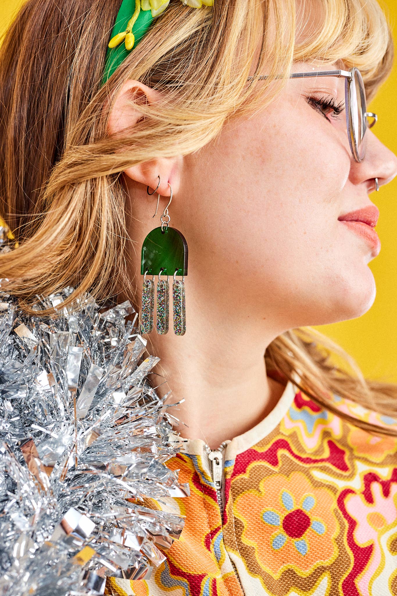 The Lost & Found - Wholesale Dangle Earrings - Hillside Earrings "Irridescent Multi"4