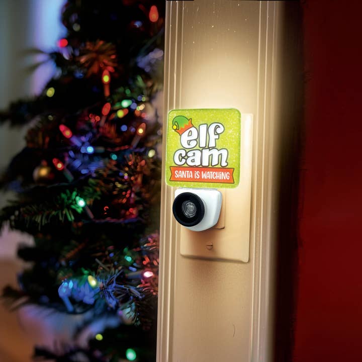 Novelty Brands - Wholesale Night Light - Christmas Santa Cam Night Light AC Wall- 6/Display