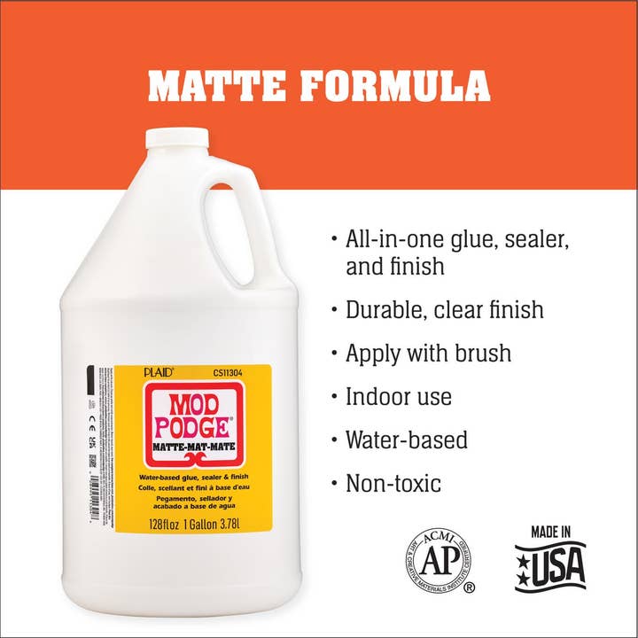 Plaid Crafts - Wholesale Craft Supplies - Mod Podge Matte Gallon