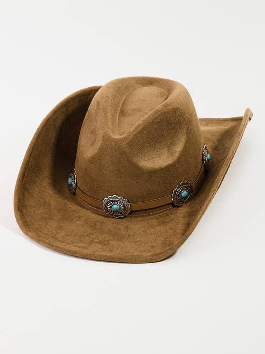 Chapeau de cowboy à sangle à disque Medallion 8755 pour la vente par anbfashion