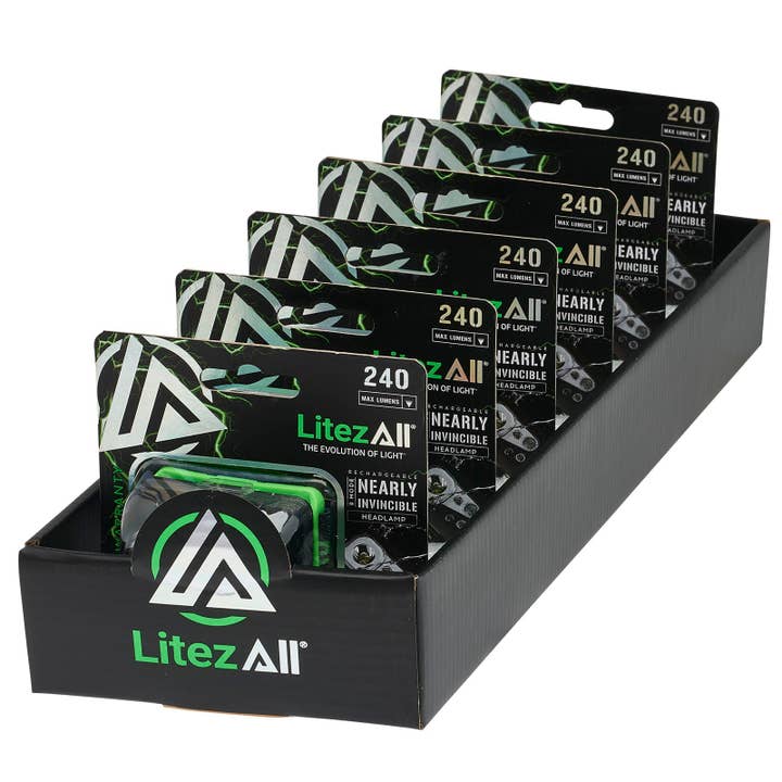 LitezAll - Wholesale Flashlight - LitezAll Rechargeable Nearly Invincible™ Head Lamp21