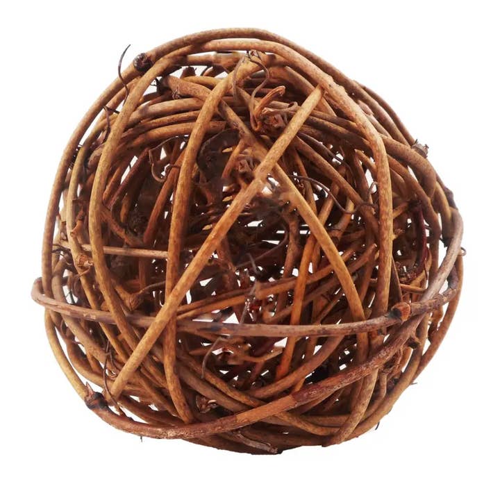 Grace company - Wholesale Decorative Tabletop Object - Rattan, wicker decorative ball/ pack of 6