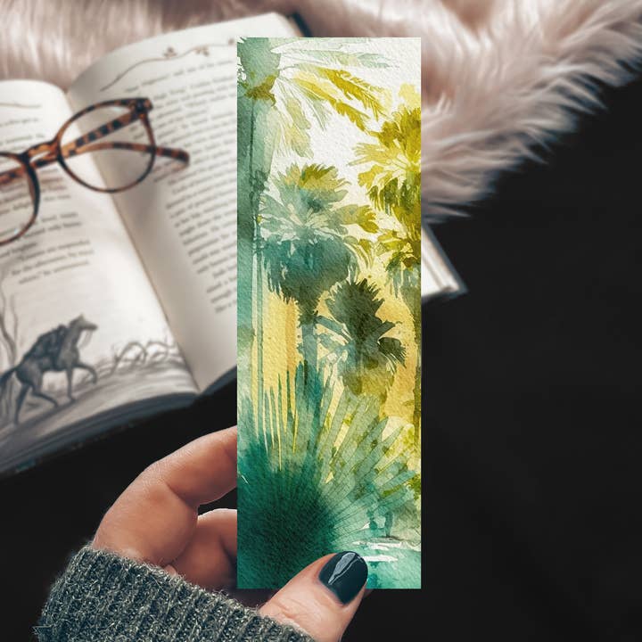 Mirkwood Scribes - Wholesale Bookmark - Palm Trees Bookmark
