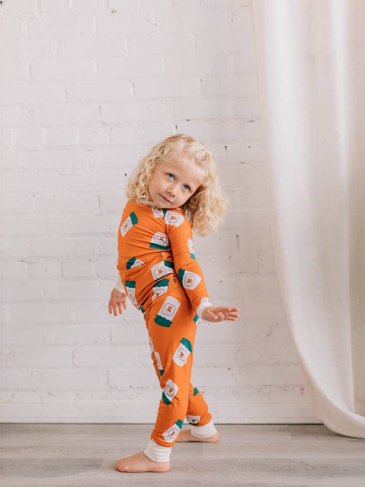 Tangerine Rêve - Wholesale Sleepwear Set - Kids - Confiture de Tangerines Pajamas2