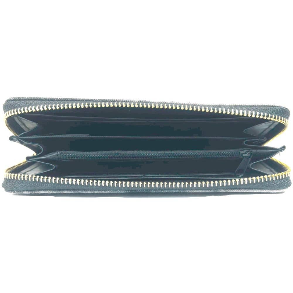 SCHWARZ VIA FIORE - GELDBÖRSE PORTEMONNAIE CLUTCH REISEGELDBEUTEL - #29 für den Großhandel auf Faire1