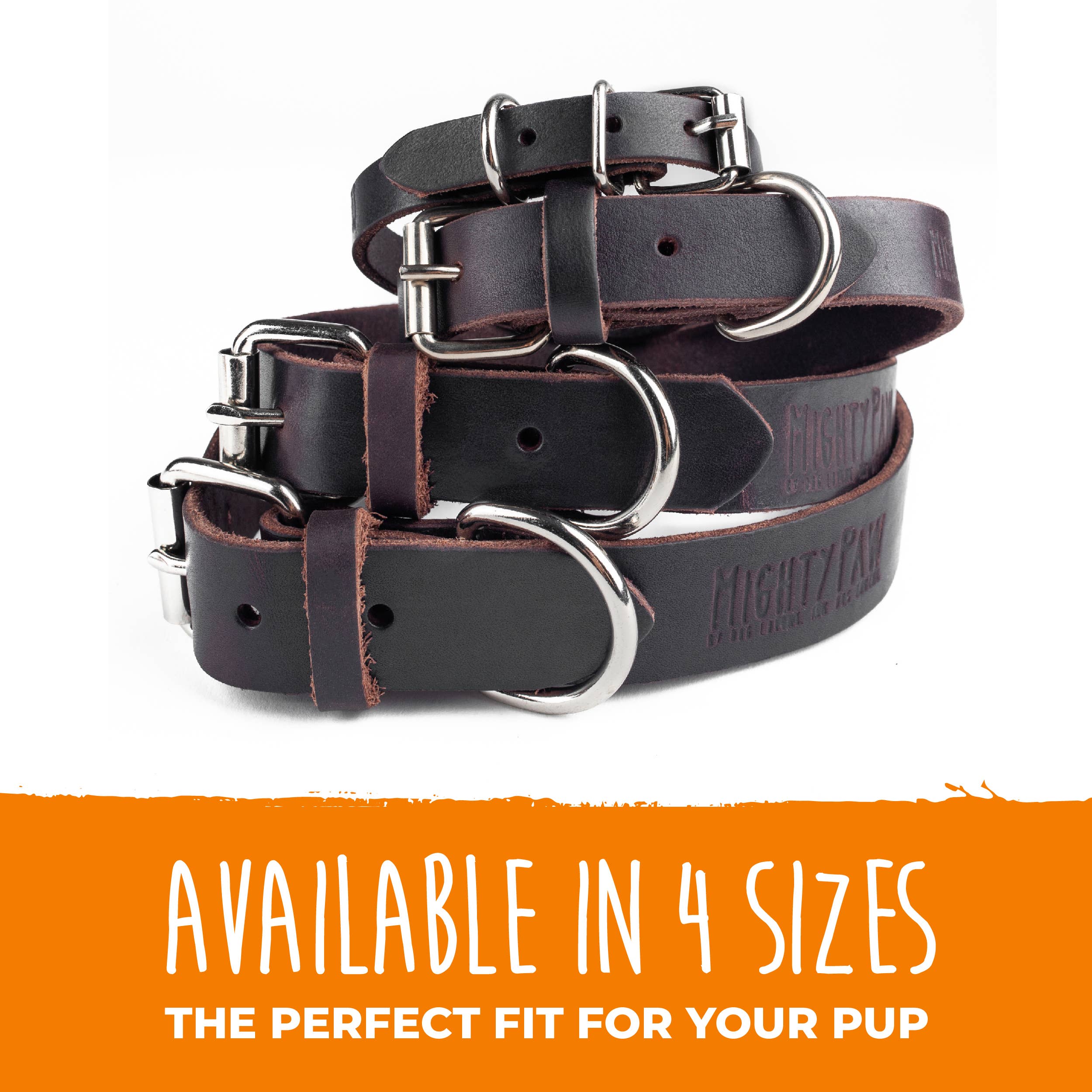 Mighty Paw - Wholesale Pet Collar - Dog - Leather Dog Collar - Distressed5