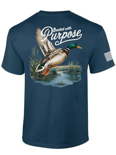 Pride Created with A Purpose Mallard Duck SS T-Shirt for wholesale by Trenz Shirt Company